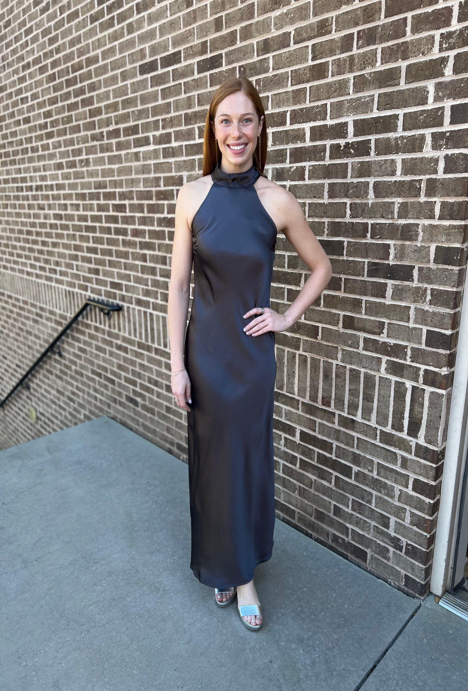 Lara Dress - Dark Slate