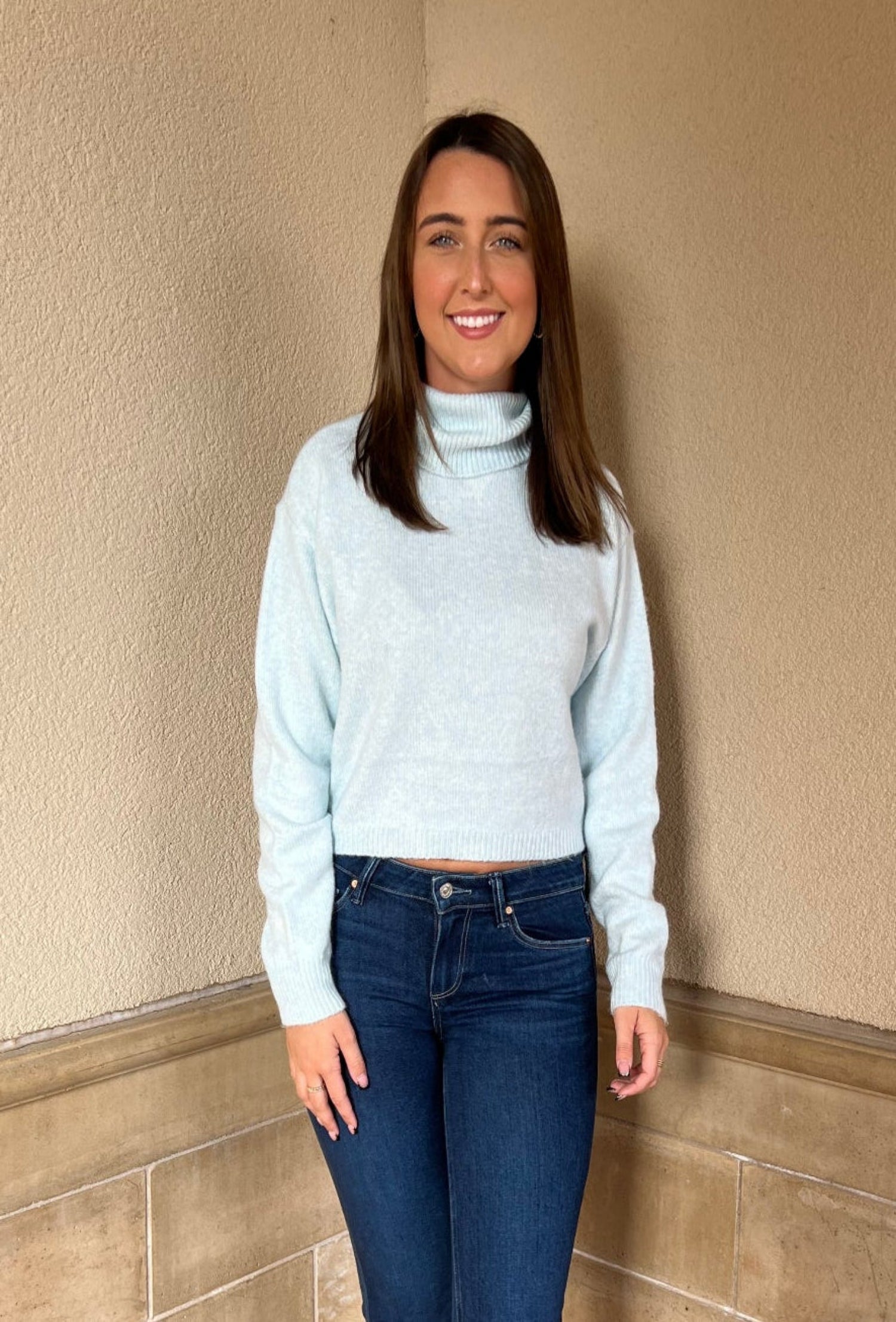 Raegann Sweater - Powder Blue