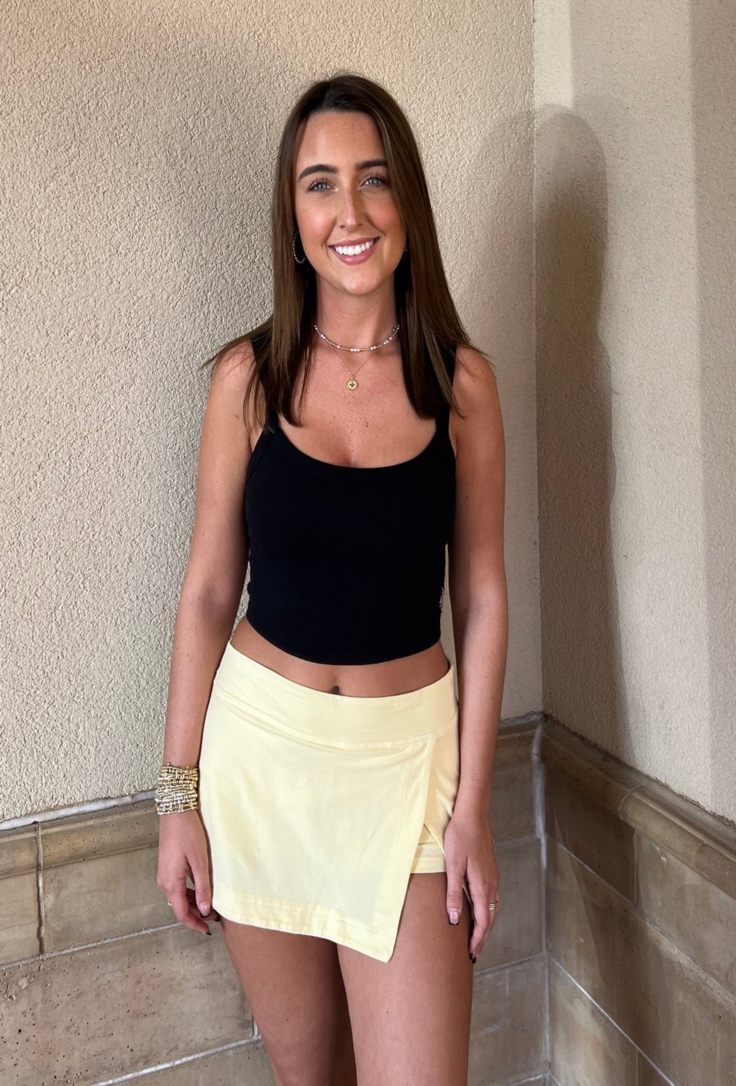 Hot Shot Mini Skort - Sunlit Yellow
