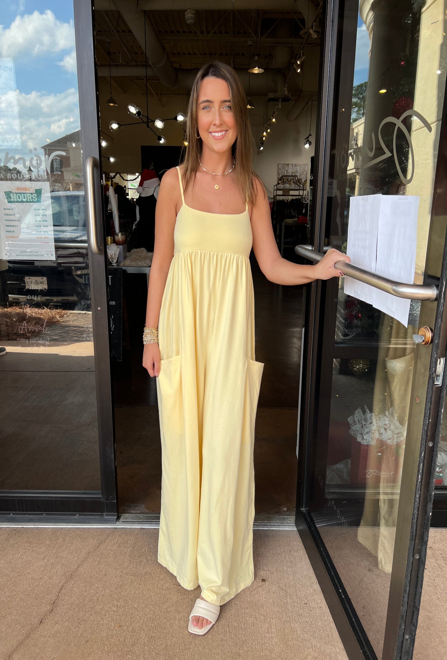 Hot Shot Strappy Onesie 2 - Sunlit Yellow