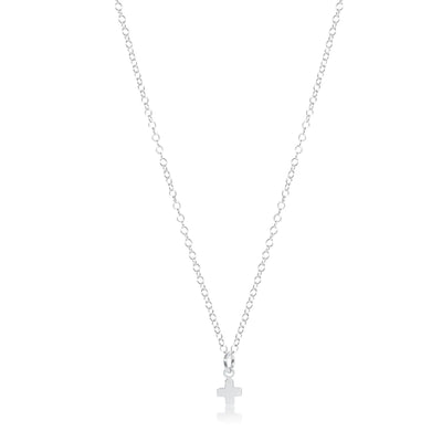 16" Necklace Sterling - Signature Cross Small Sterling