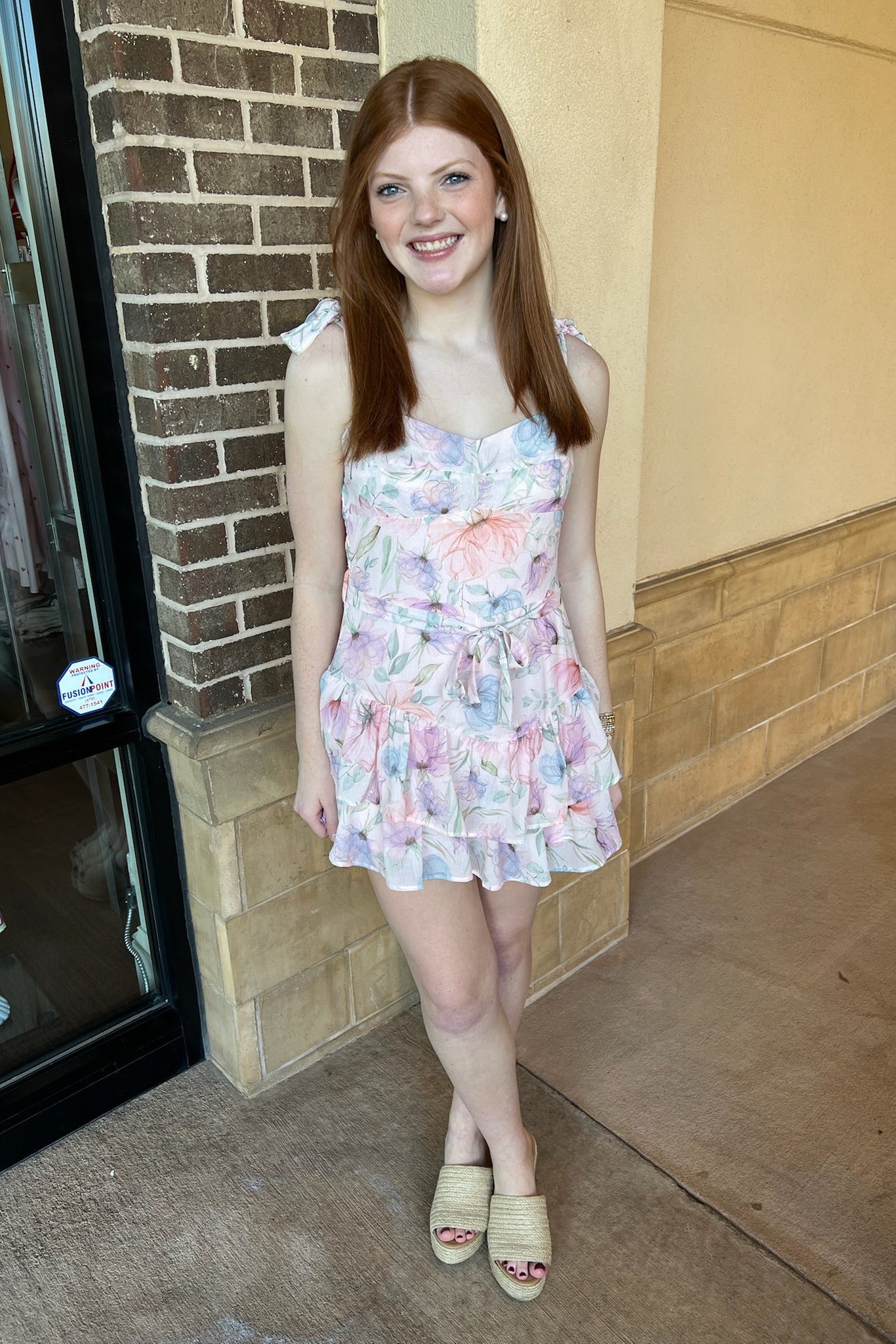 Hailey Romper - Petal Veil