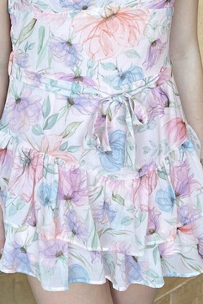 Hailey Romper - Petal Veil