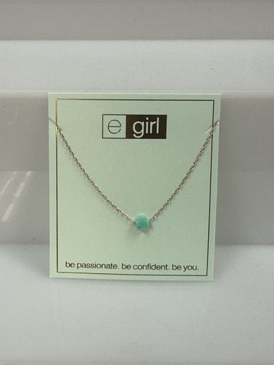 egirl 14" Necklace Gold - Signature Cross Small Mint