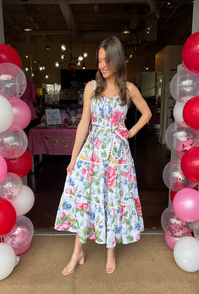 Darcy Maxi Dress - Garden Print