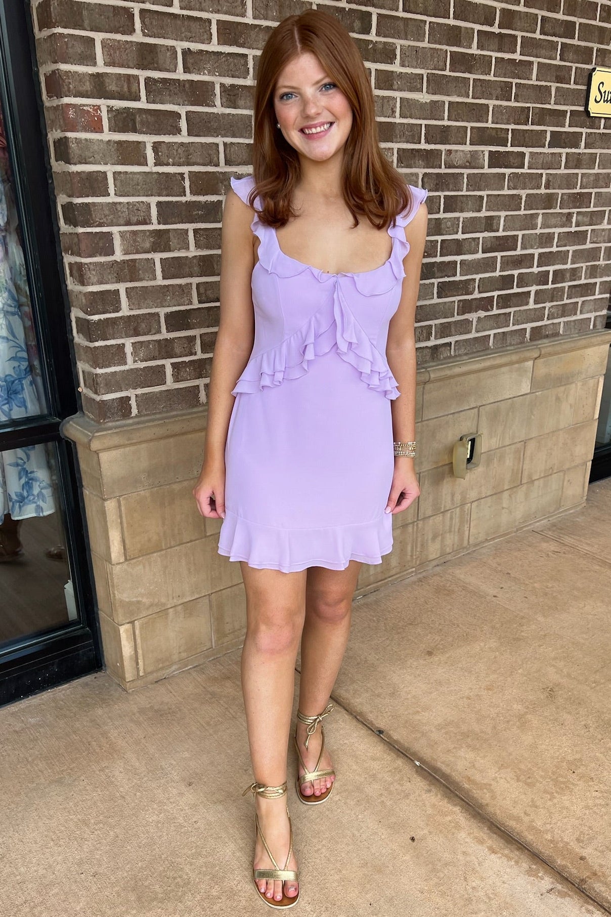 Trinity Ruffle Mini Dress Trinity Ruffle Mini Dress