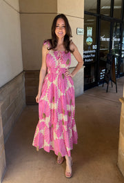 Fiorella Maxi Dress - Azalea