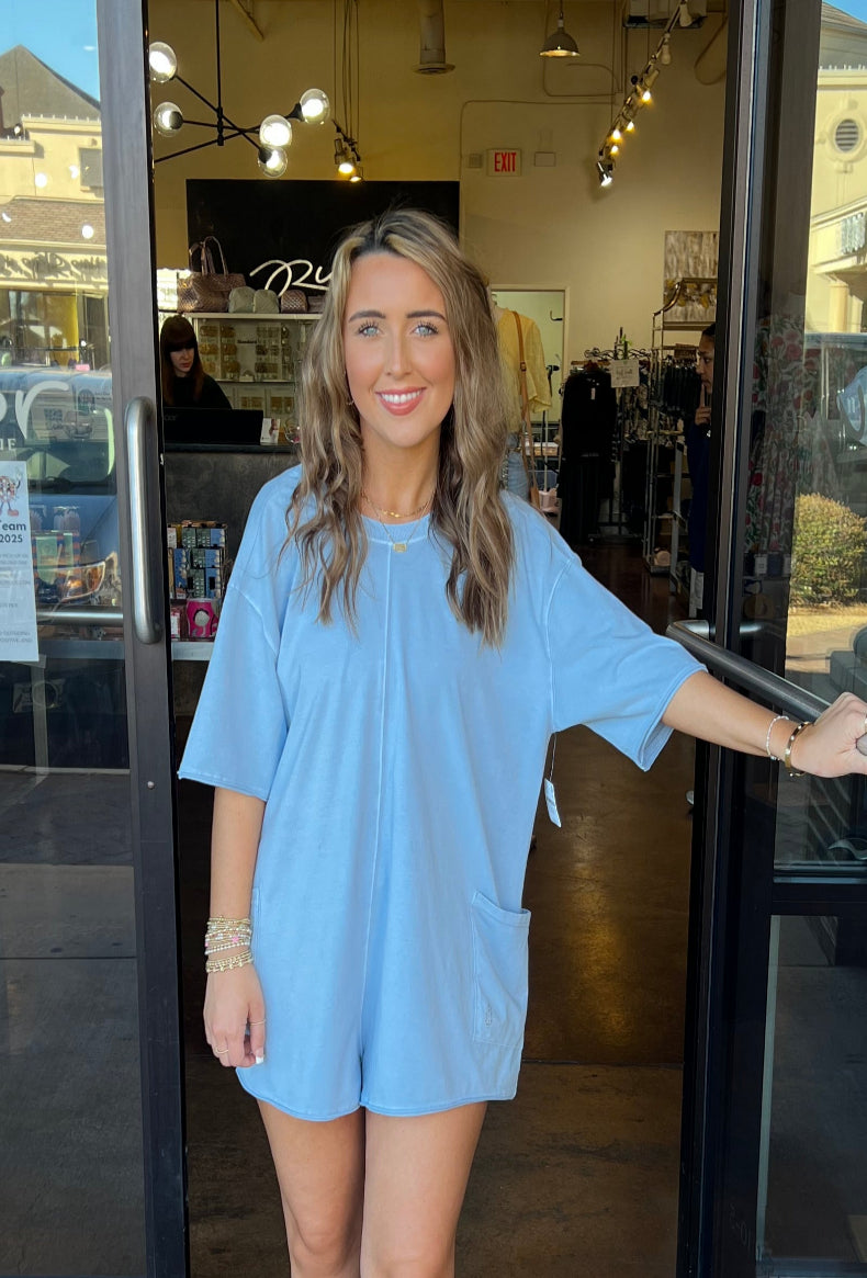 Hot Shot Tee Romper Coddy - Steel