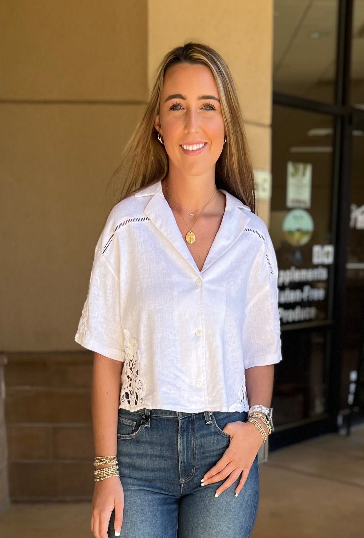 Darby Top - White