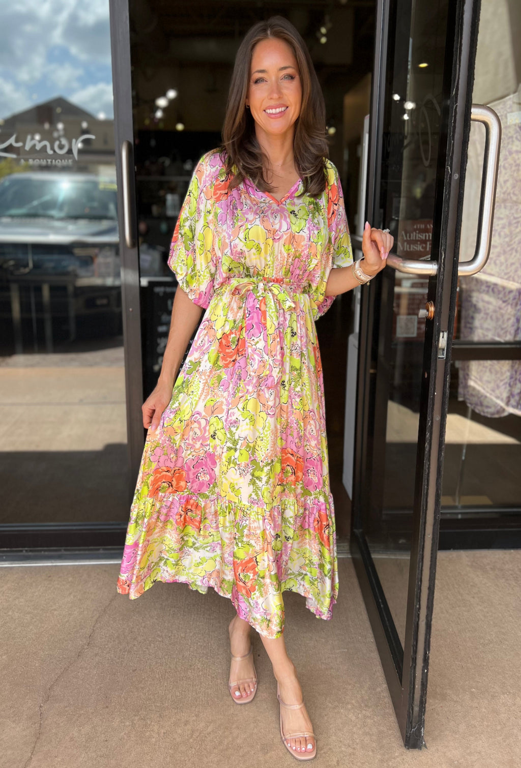 Alexandra Maxi Dress - Peach Blossom