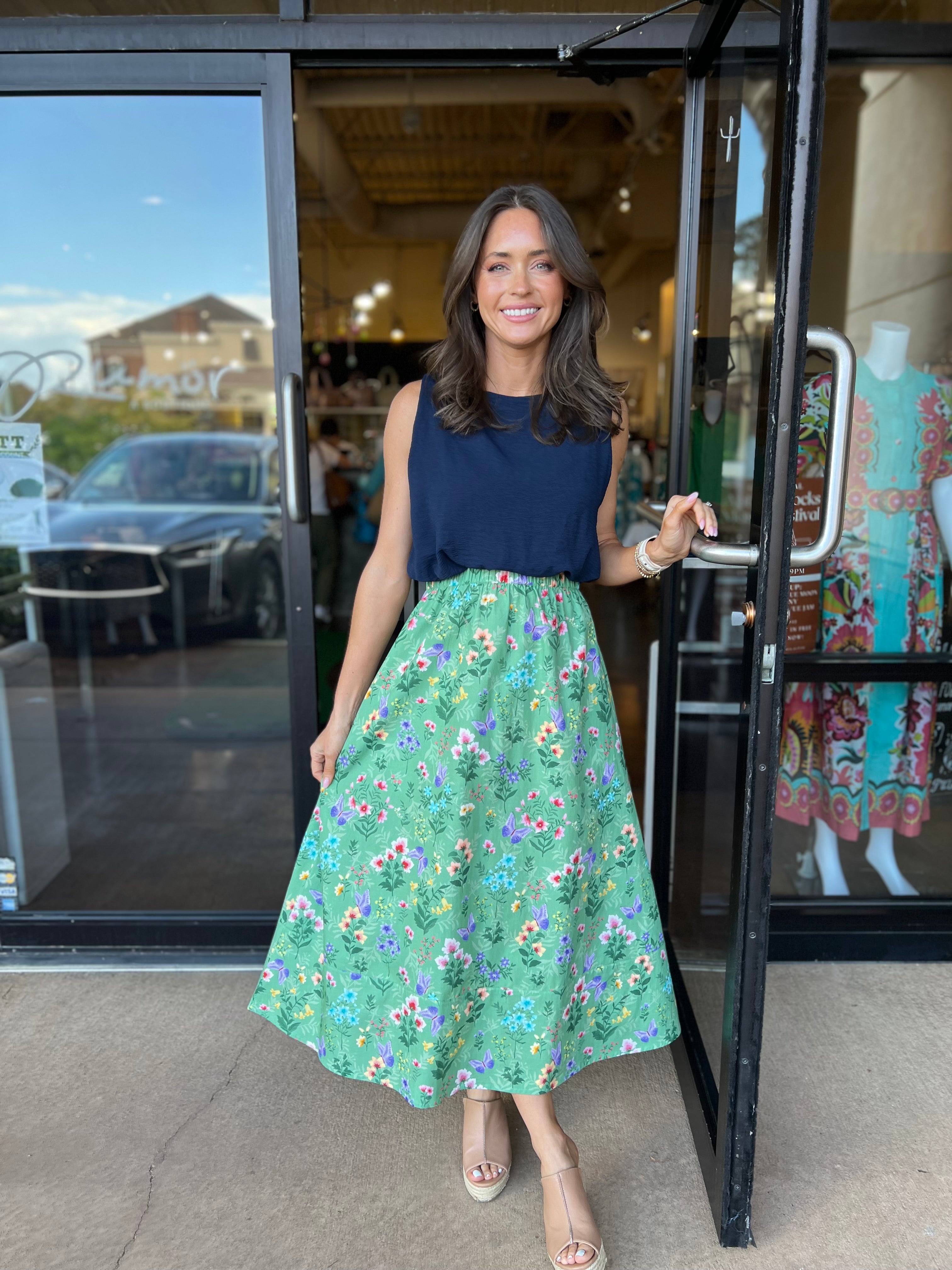 Marisol Skirt - Botanical