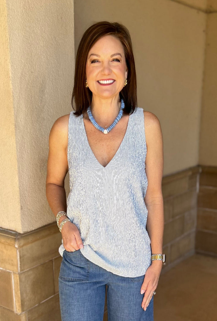 Gai Tank - Coastal Blue