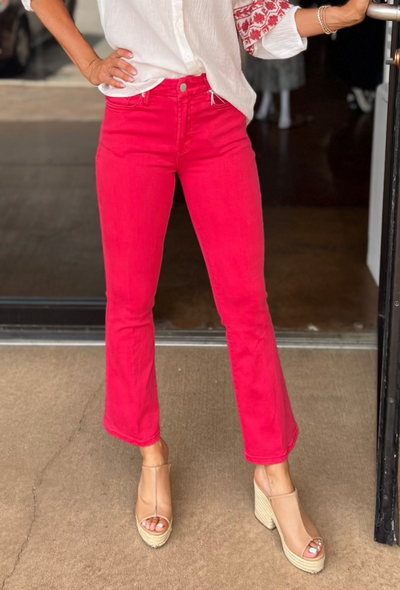 Jeanne Cropped Jean - Salsa
