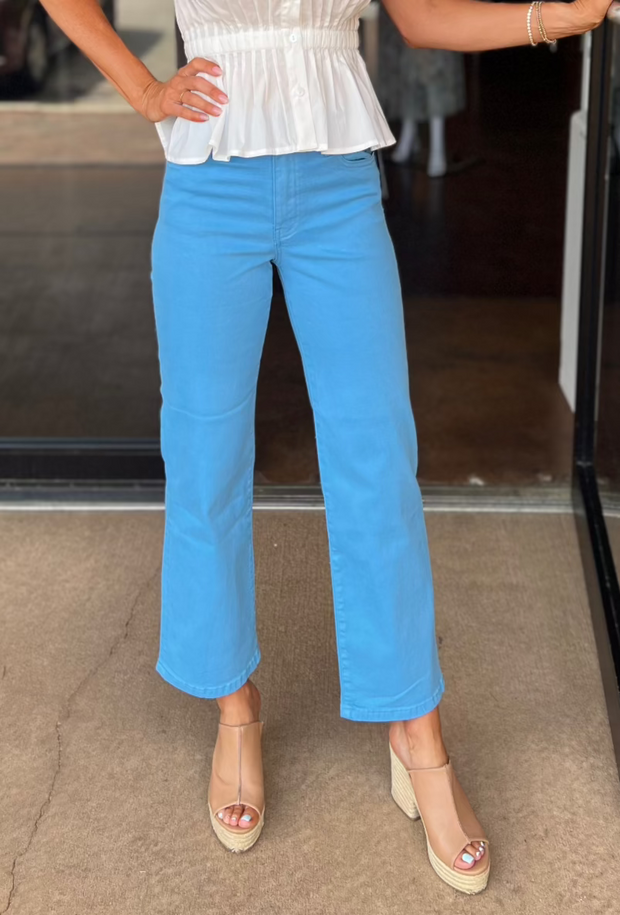 Charlotte High Rise Jean - Bahama Blue