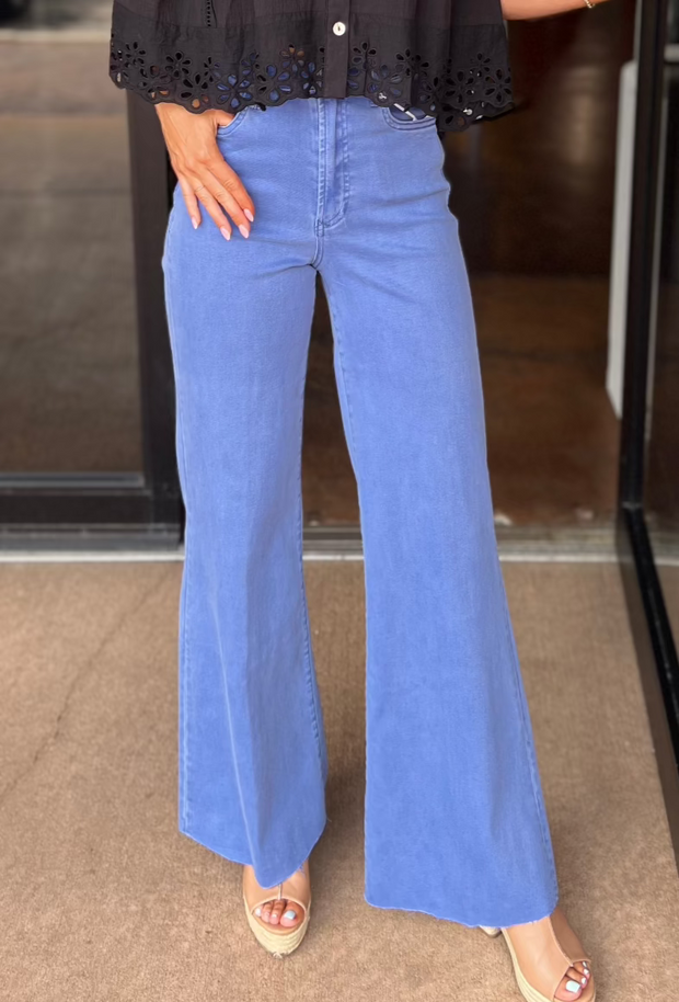 Fiona Trouser Flare - Dazzling Blue