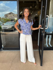 Halle Pant - Ecru
