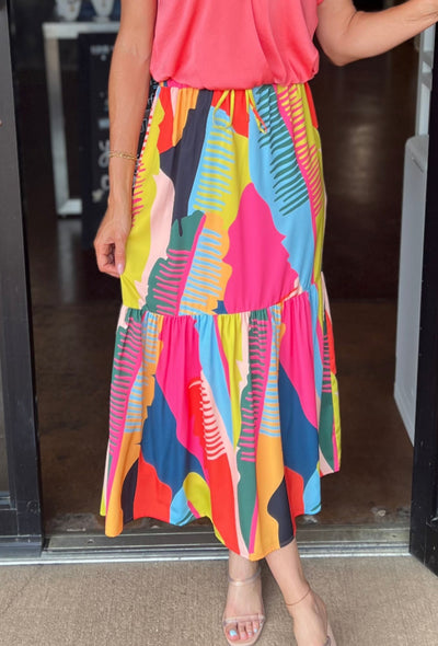 Jessie Skirt - Gulf Palm