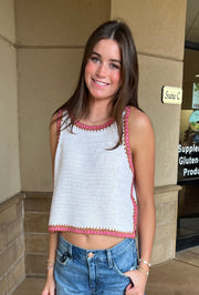 Crochet Tank - Ivory