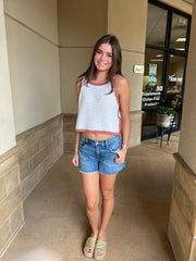 Crochet Tank - Ivory