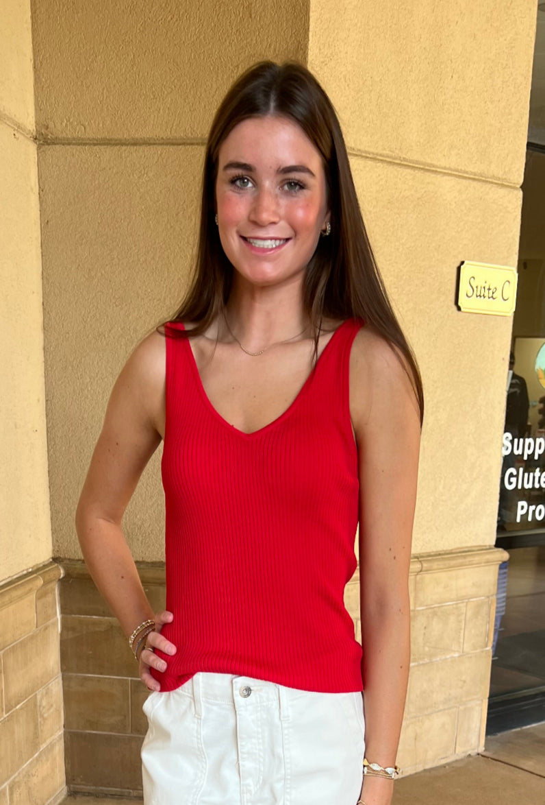 Noa Tank - Fiery Red