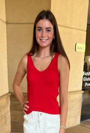 Noa Tank - Fiery Red