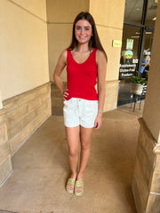 Noa Tank - Fiery Red
