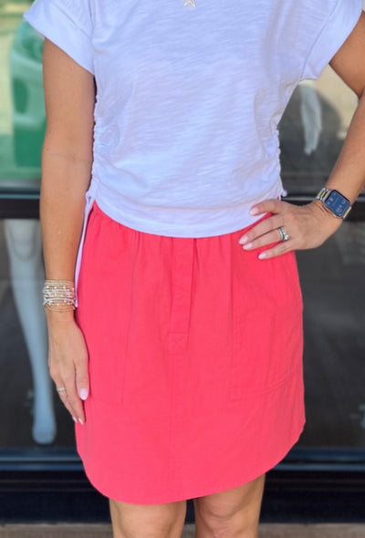 Round Hem Skirt - Reef
