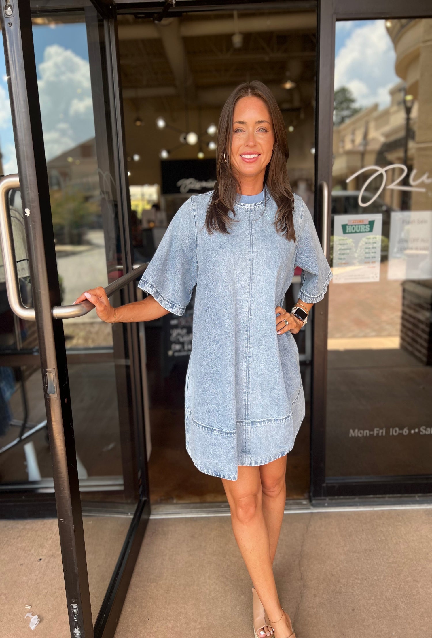 Harlow Denim Mini - Ocean Blue