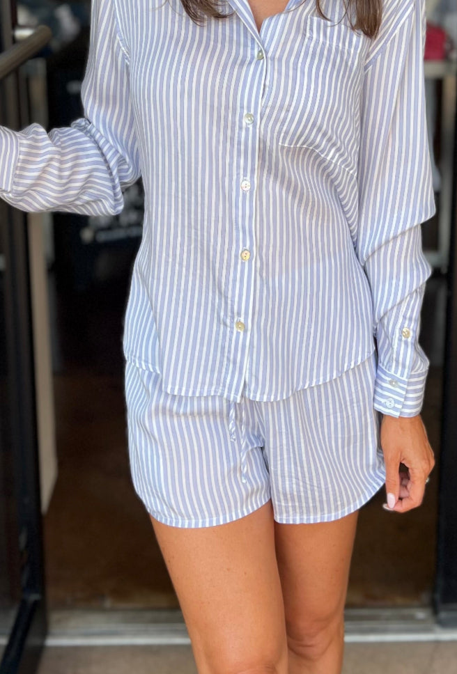 Elastic Beach Short - Stripes