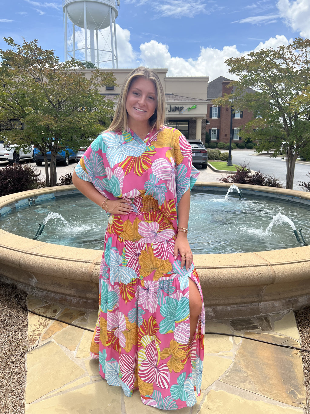 Ellie Smocked Tiered Maxi Skirt - Dance With Me