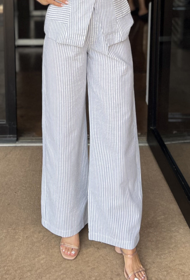 Striped Pant - Blue