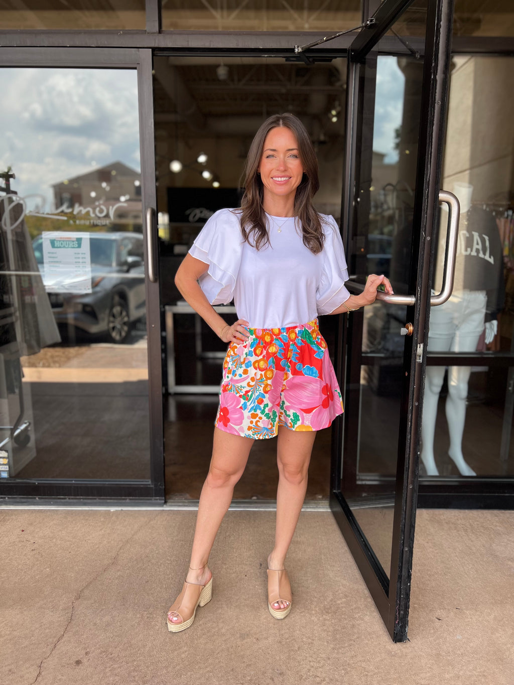 Iris Cotton Top - White