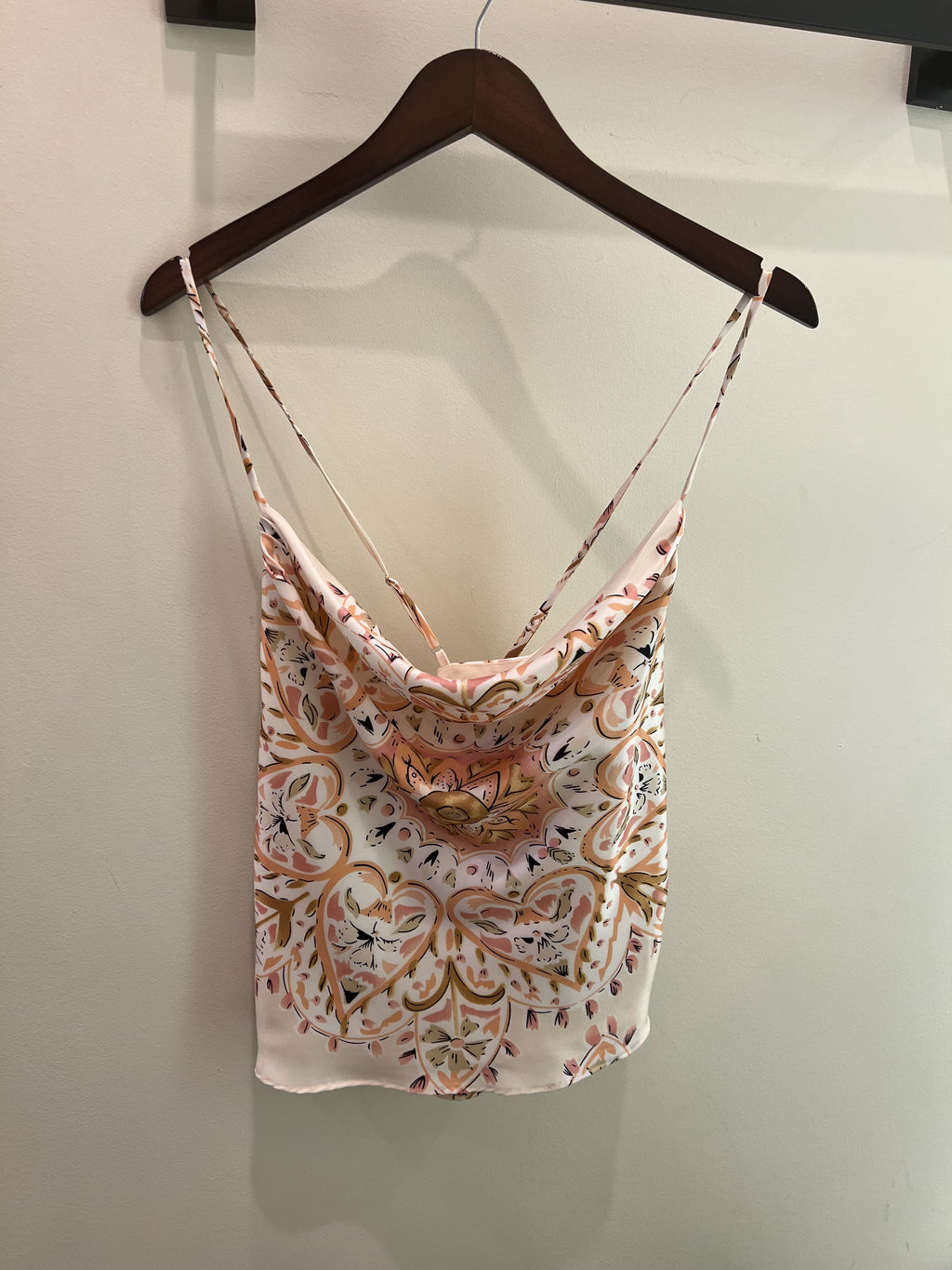 Ellen Cowl Neck Top - Multi