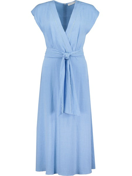 Salerno Midi Dress - Coastal Blue