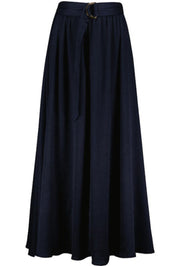 Plisse Skirt - Indigo