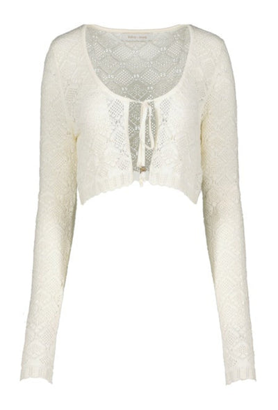 Monet Long Sleeve Cardigan - Ivory