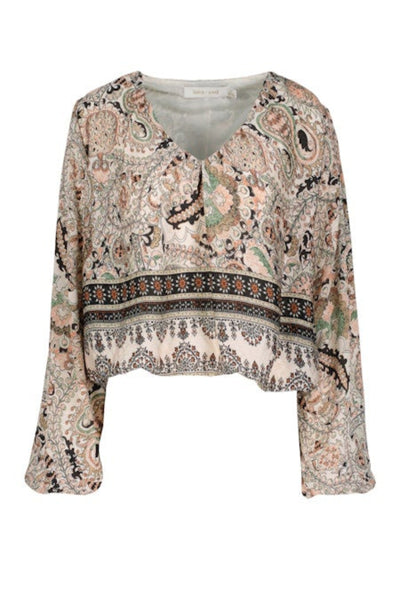Maude Bubble Sleeve Top - Multi