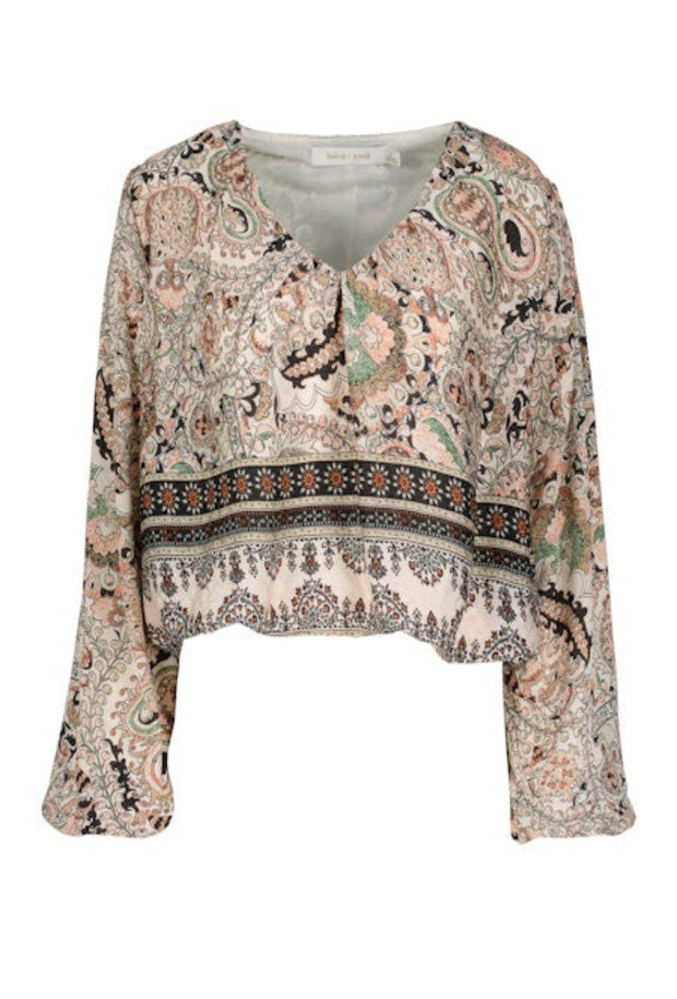 Maude Bubble Sleeve Top - Multi