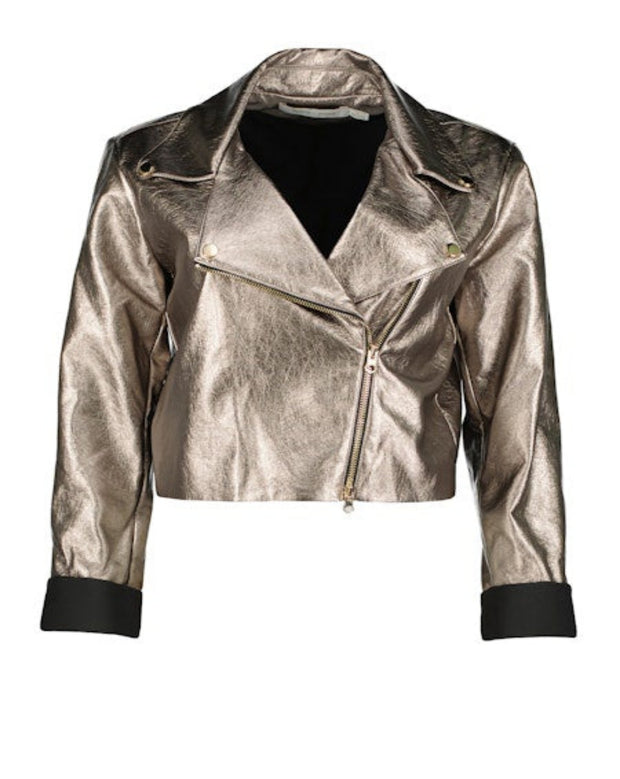 Danna Moto Jacket - Chrome