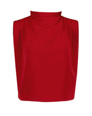 Beckett Sleeveless Top - Scarlet