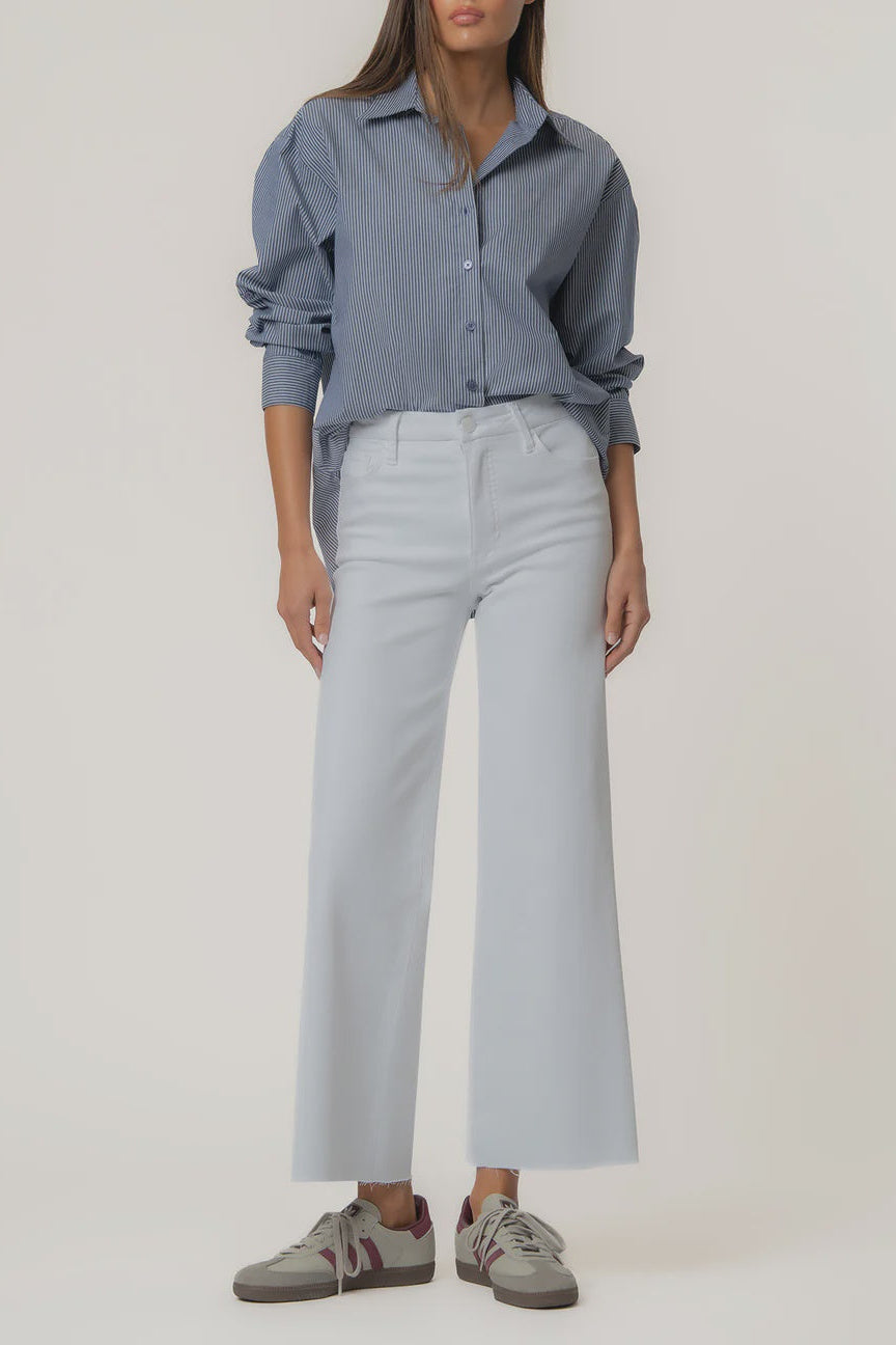 Meg High Rise Wide Leg - Optic White