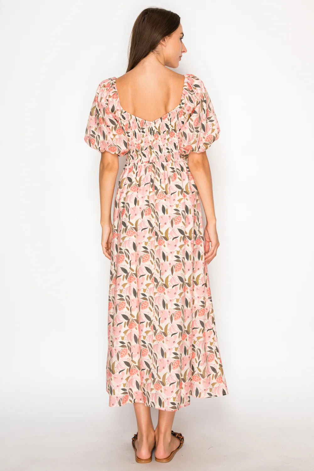 Peony Glow Maxi Dress - Peony