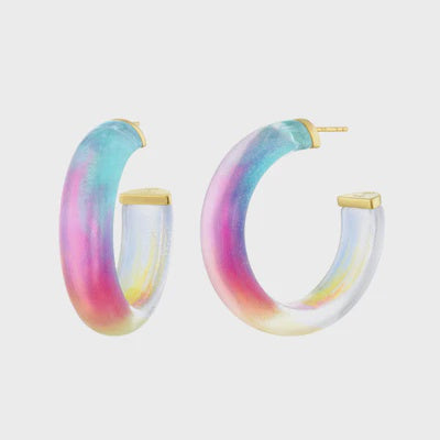 Mermaid Lucite Hoops