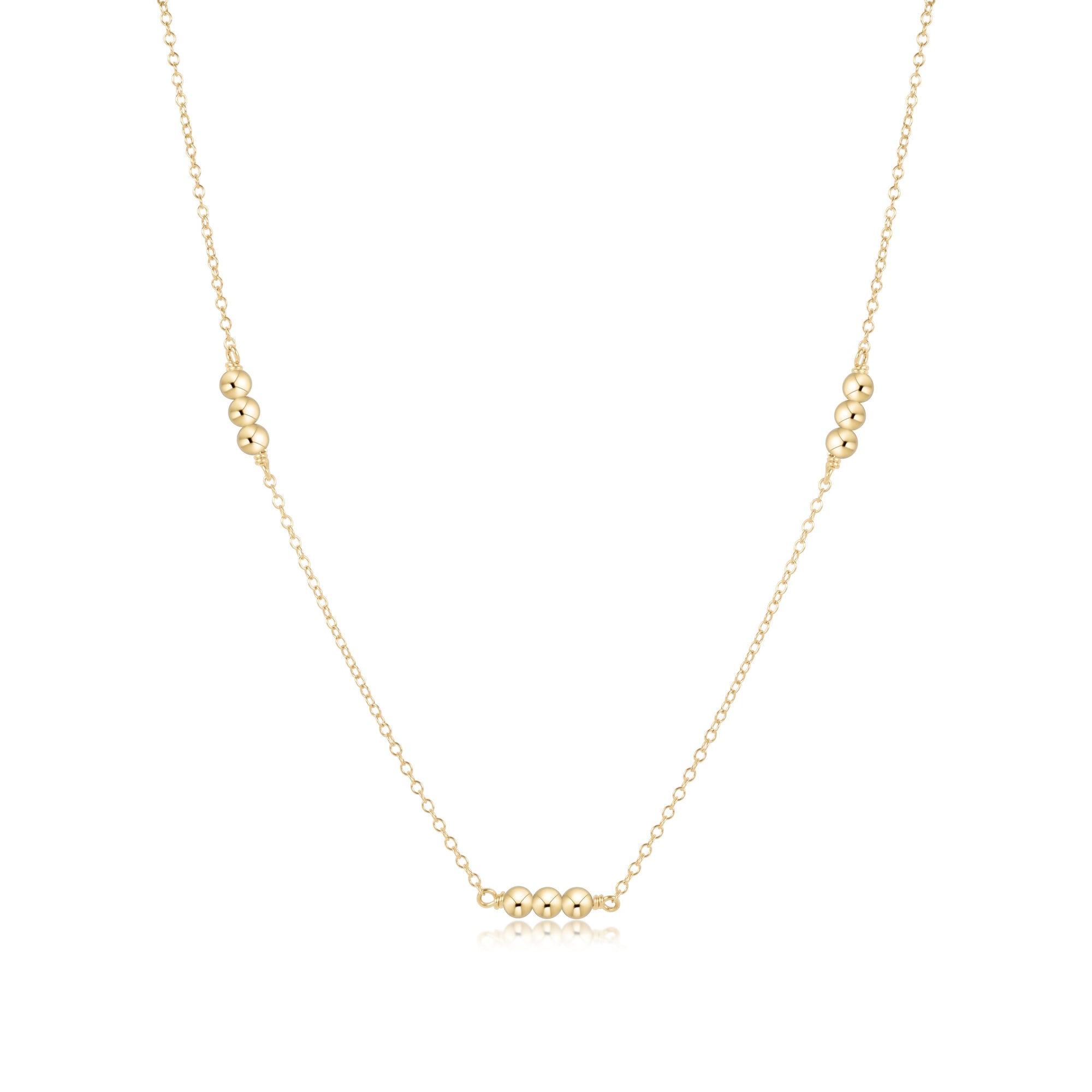 15" Choker Joy Simplicity Chain Gold - Gold 3mm