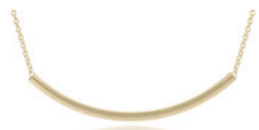 16" Necklace Gold - Bliss Bar Gold