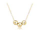 16" Necklace Gold - Joy 6mm