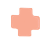 16" Necklace Gold - Signature Cross Coral