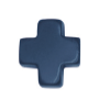 16" Necklace Gold - Signature Cross Small Navy