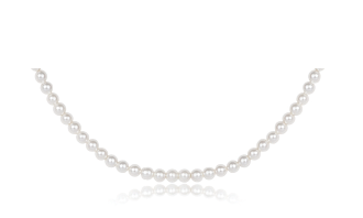 17" Choker Classic Pearl 3mm Bead