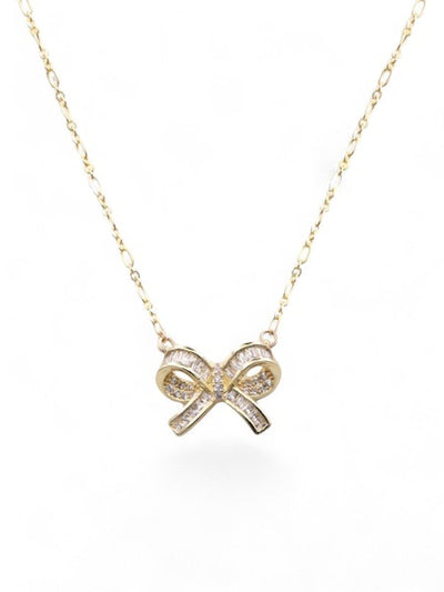 Outside The Box Bow Necklace